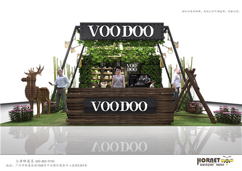 VOODOO美博會特裝展臺設計搭建